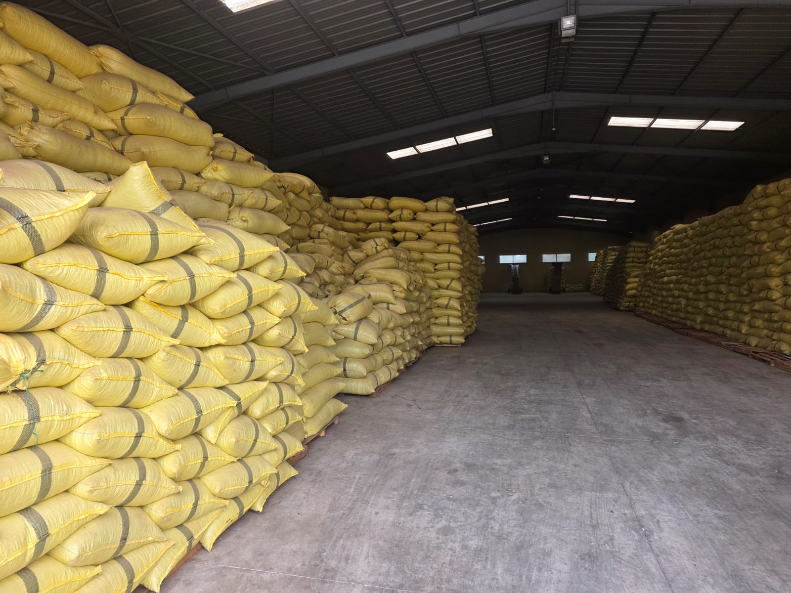 Stockage matières premières